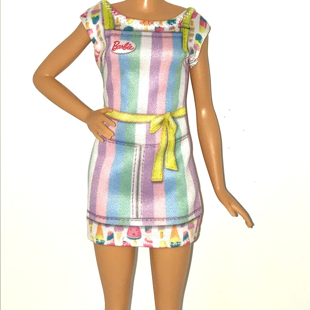 Barbie Doll Clothing 2021 Careers Ice Cream Shop Dress Uniform